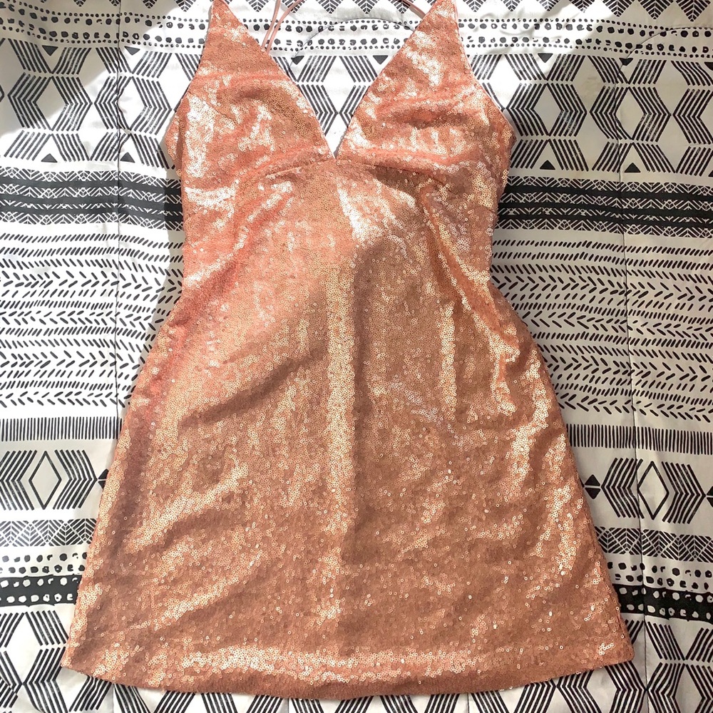 Maddy K Sequin Dress